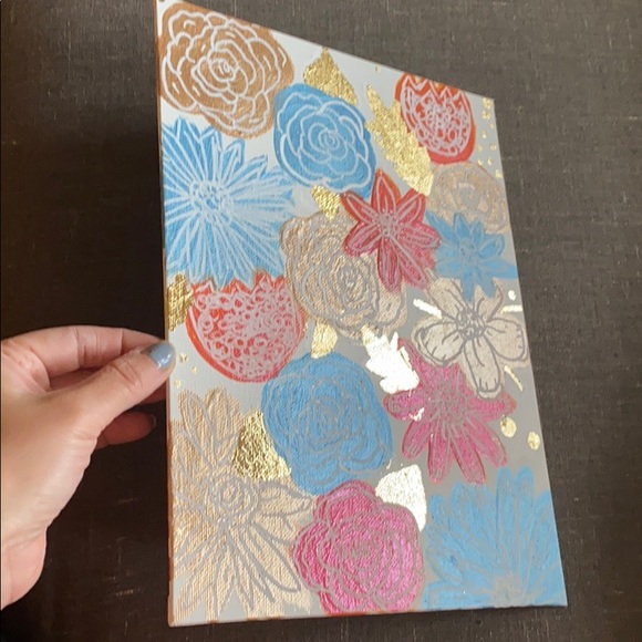 Original Floral Doodle Painting - Picture 2 of 8